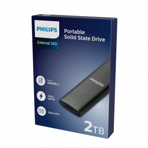 Philips Externe SSD 2TB, USB3.2, space grey