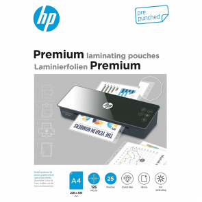 HP Premium Laminating Pouches, A3, 125 Micron