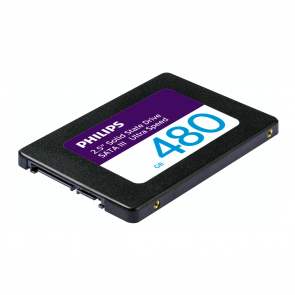 Philips Interne SSD 2.5" SATA III 480GB Ultra Speed, Schwarz